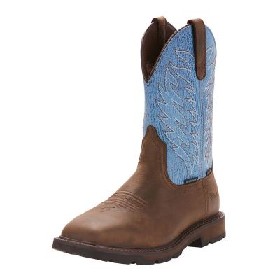 Ariat Groundbreaker - Werkschoenen DonkerBlauw / Bruin Heren - 40231-394